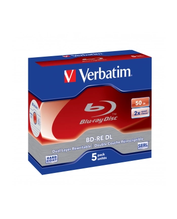 Płytki VERBATIM BD-RE DL 2x  (RW) 5Pack Jewel 50GB   43760 nr 1