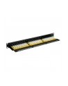 VALUE Panel krosowy Patch Panel 19'' Kat.6 24xRJ-45 UTP czarn - nr 8