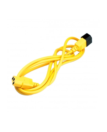 Roline Kabel zasilający IEC320 C14/C13 1.8m żółty