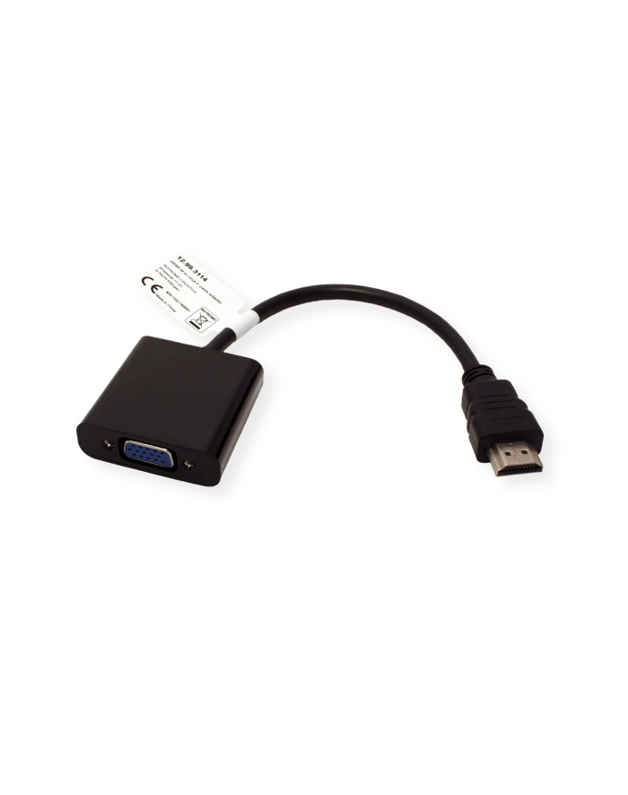 Value HDMI - D-Sub 0.15m Czarny (12.99.3114) główny