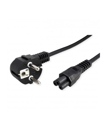 VALUE Kabel zasilający IEC 0.5m czarny