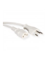 VALUE Kabel zasilający IEC CH 1.8m biały - nr 1