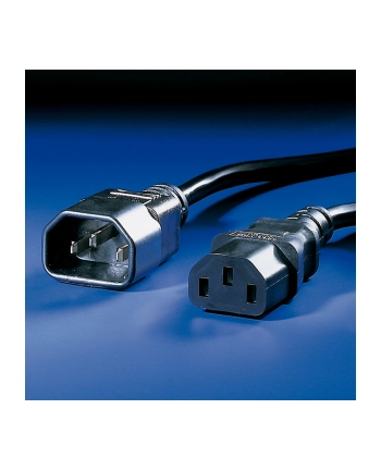 VALUE Kabel zasilający IEC 0.5m czarny nr 1