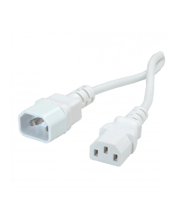 VALUE Kabel zasilający IEC 1.8m biały