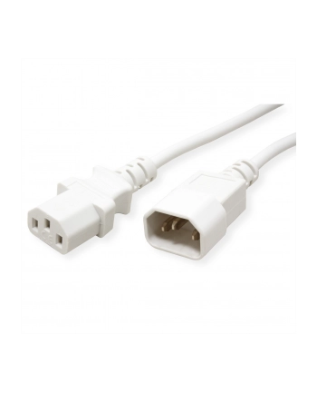VALUE Kabel zasilający IEC 1.8m biały