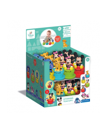 Clementoni baby Disney Kubeczki wirujące Miki i Minnie 17891 nr 1