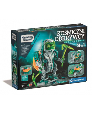 Clementoni Naukowa zabawa. Kosmiczni odkrywcy - zbuduj roboty 50873