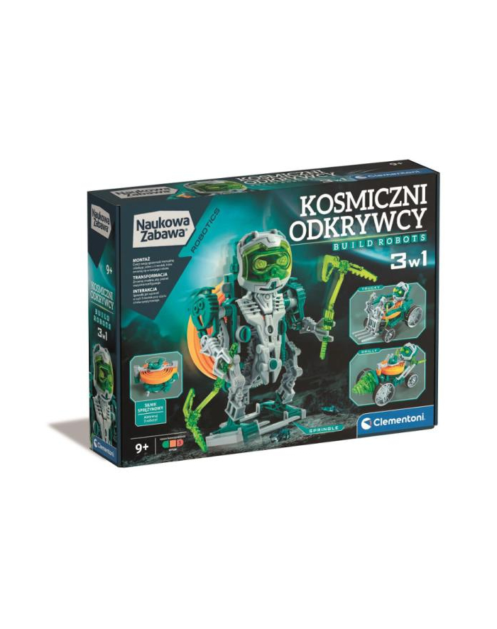 Clementoni Naukowa zabawa. Kosmiczni odkrywcy - zbuduj roboty 50873 główny