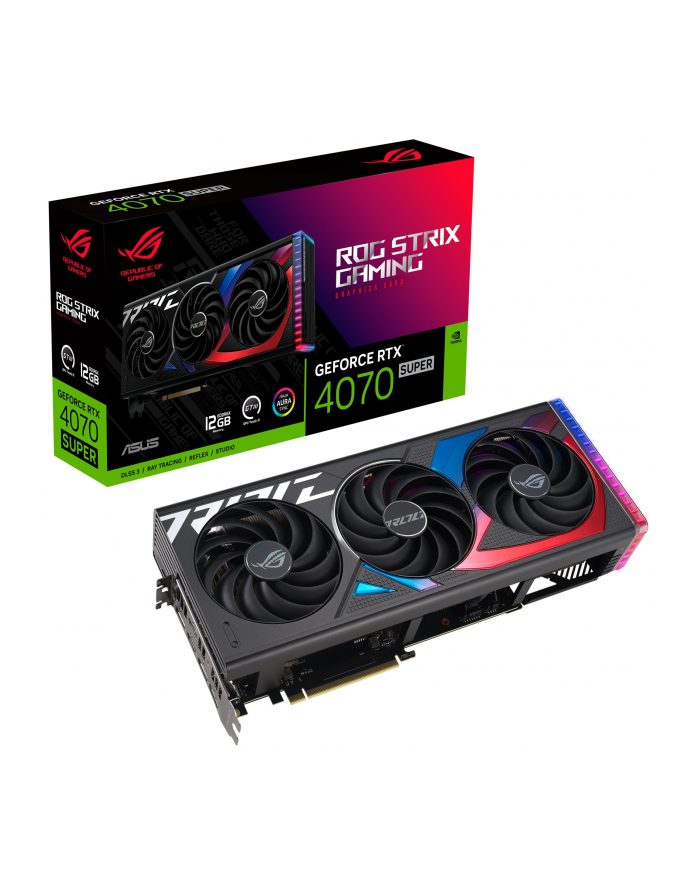 asus Karta graficzna GeForce RTX 4070 SUPER ROG STRI X 12G GDDRX6 192bit główny