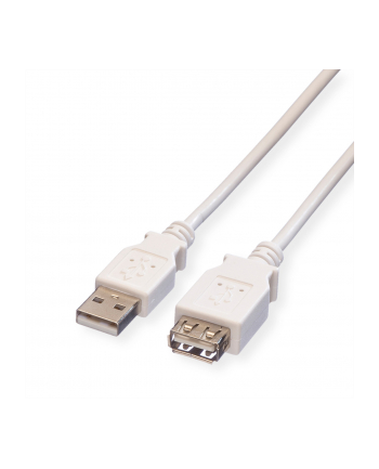 VALUE Kabel USB 2.0 A M/F 0.8m