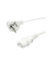 VALUE Kabel zasilający IEC 1.8m biały - nr 1