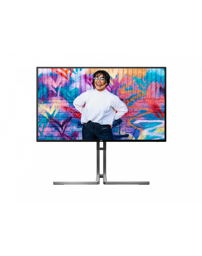 aoc Monitor U27U3CV 27 cali 4K Nano IPS HDMIx2 DP USB-C RJ45 główny