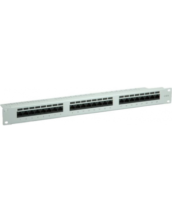 VALUE Panel krosowy Patch Panel 19'' Kat.6 24xRJ-45 UTP szary
