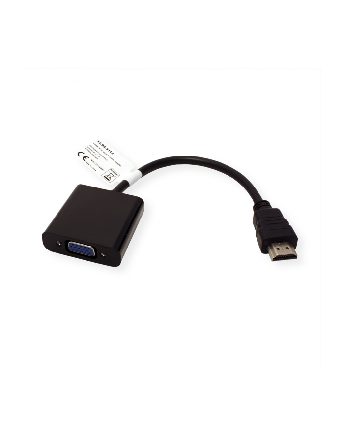 Value HDMI - D-Sub 0.15m Czarny (12.99.3114) główny