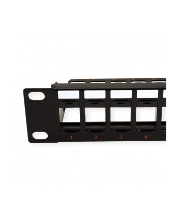 Rotronic Panel krosowniczy Roline Cat.6 zw. 24 p. UTP czar. (26.11.0357-5)