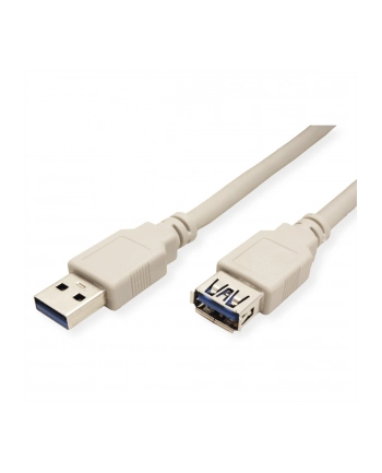 VALUE Kabel USB 3.0 Typ A M - A F 0,8m grey