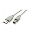 VALUE Kabel USB 2.0 Typ A M - B M 1,8m grey - nr 1