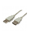 VALUE Kabel USB 2.0 Typ A M - A F 3m grey - nr 1