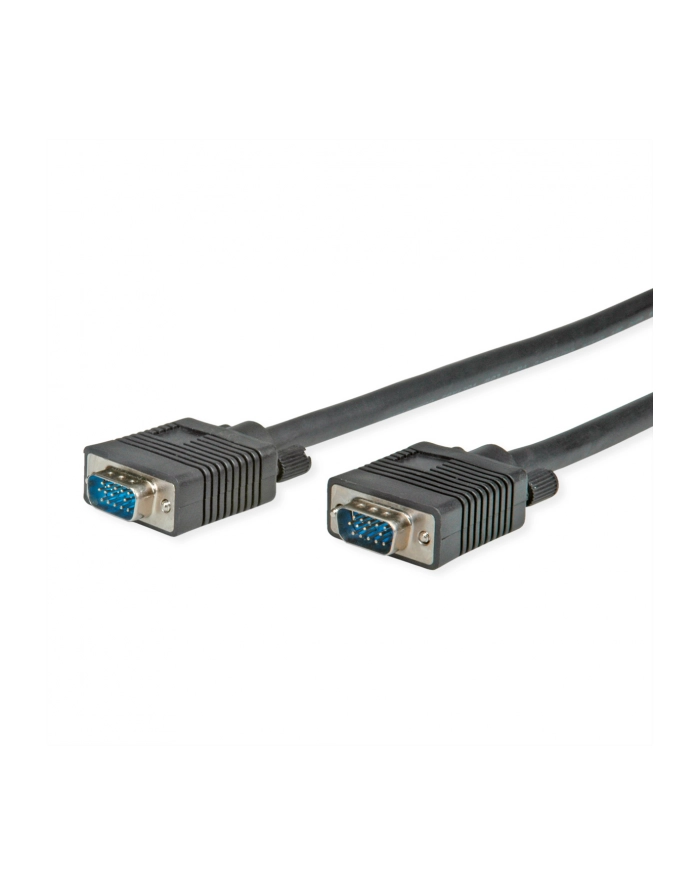 VALUE Kabel SVGA HD15 M - HD15 M 6m Kolor: CZARNY główny