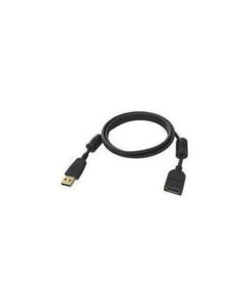 VISION Kabel 2m Black USB 2.0 extension cable