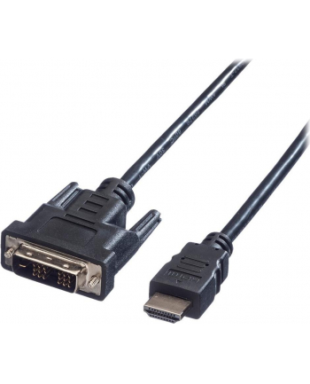 VALUE Kabel DVI M - HDMI M 1m
