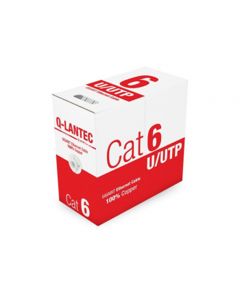 A-LANTEC Okablowanie strukturalne U/UTP kabel kat.6 PVC 4PR 305m Q-LANTEC