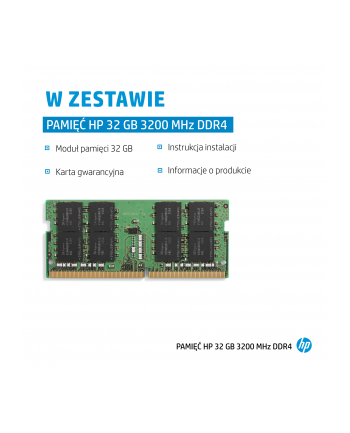 HP INC HP 32GB DDR4 1x32GB 3200 SODIMM Memory