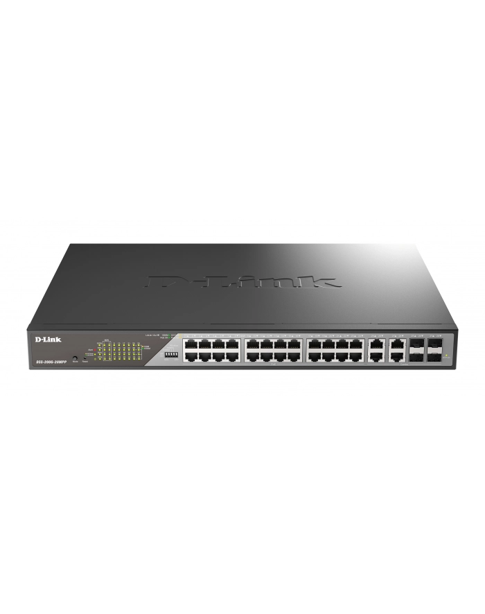 D-Link 24 ports Gigabit PoE dont 8 PoE++4 port główny