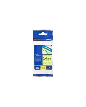 Bczerwonyher Etykieta Tape/yellow w Kolor: CZARNY overprint TZEC51 24m nr 2