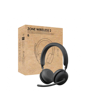 Logitech Sluchawki-Zone Wireless 2 UC-Graphite