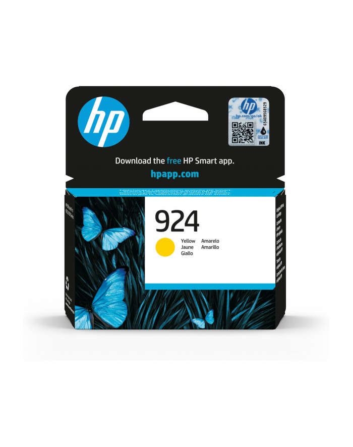 hp supplies ink HP INC Atrament HP 924 Yellow Original Ink Cartridge główny