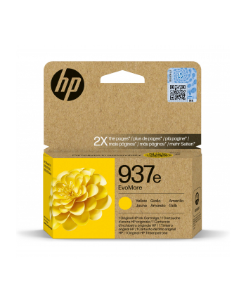 hp supplies ink HP INC Atrament HP 937e EvoMore Yellow Original Ink Cart
