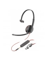 hp poly Poly Blackwire 3215 Monaural USB-C Headset +3.5mm Plug +USB-C/A Adapter (Bulk) - nr 3