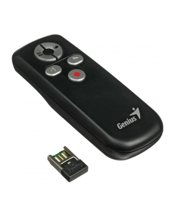Presenter MediaPointer 100, Black, wskaźnik laserowy, Pico odbiornik, USB