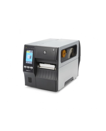 zebra TT Printer ZT411; 4, 203 dpi, Euro and UK cord, Serial, USB, 10/100 Ethernet, Bluetooth 4.1/MFi, USB Host, Peel w/ Full Rewind, EZPL nr 1