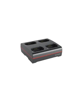 honeywell 4 bay 8675i device charger with power supply. Charges complete 8675i unit with battery installed. Region-specific cord ordered separately. nr 1