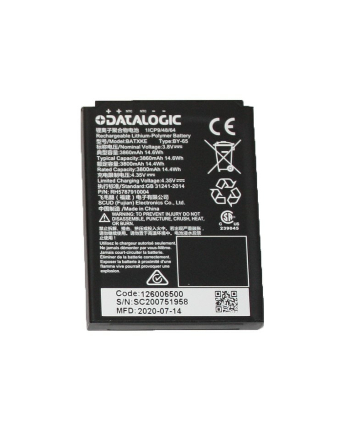 datalogic MEMOR K SPARE BATTERY 3800 MAH/. główny