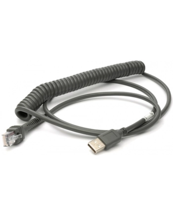 datalogic Cable, USB, Type A, Coiled, POT, CAB-524, 8 ft. nr 1