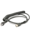 datalogic Cable, USB, Type A, Coiled, POT, CAB-524, 8 ft. - nr 8