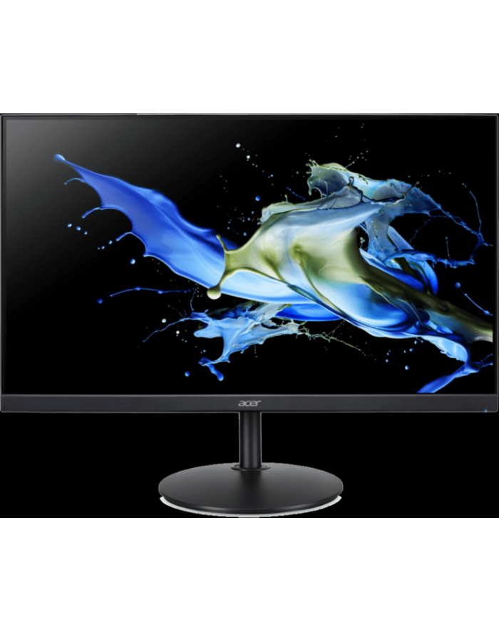 acer 60cm 23.8 ZeroFrame 100Hz IPS 1ms(VRB) 250nits VGA HDMI DP MM Audio in/out FreeSync (wersja europejska) TCO Black H.cable x1 główny