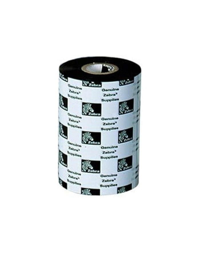 zebra Wax Ribbon, 102mmx450m (4.02inx1476ft), 2100; High Performance, 25mm (1in) core, 12/box główny