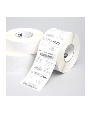 zebra Label, Paper, 102x38mm; Thermal Transfer, Z-Perform 1000T, Uncoated, Permanent Adhesive, 76mm Core
