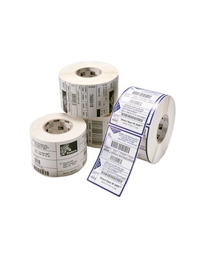 zebra Label, Paper, 32x25mm; Direct Thermal, Z-Select 2000D, Coated, Permanent Adhesive, 25mm Core, Perforation główny