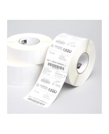 zebra Label, Paper, 102x38mm; Thermal Transfer, Z-Perform 1000T, Uncoated, Permanent Adhesive, 76mm Core nr 2