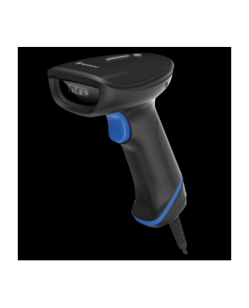 newland HR23 Dorada 2D CMOS Handheld Reader with 3.5 mtr. coiled USB cable and smart adjustable stand.