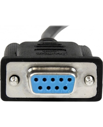 startech 2M BLACK DB9 NULL MOD-EM CABLE/SERIAL NULL MOD-EM CABLE BLACK nr 1