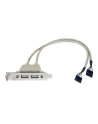 startech 2 PORT USB SLOT PLATE ADAPTER/. - nr 1