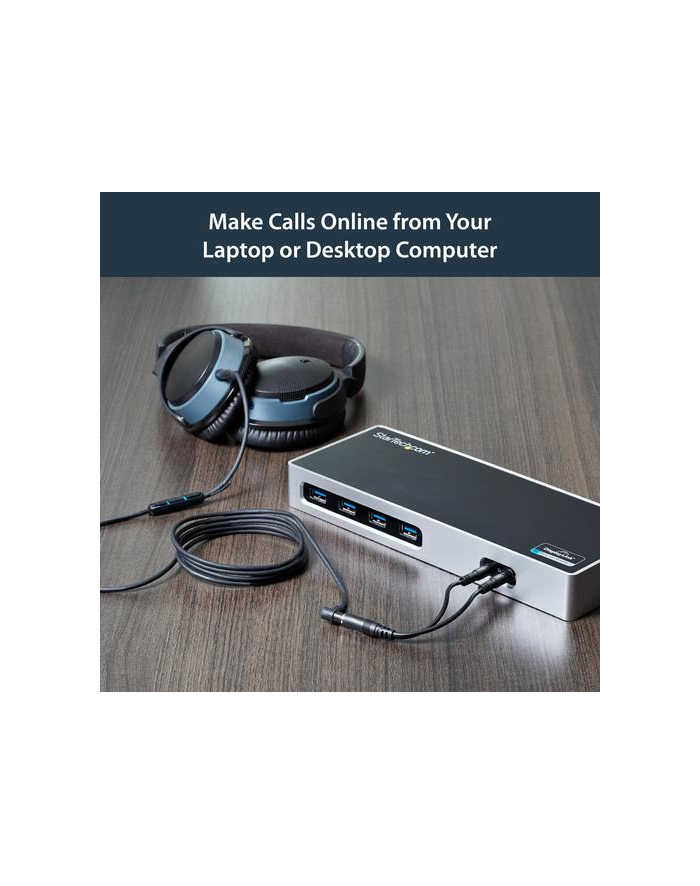 startech 3.5MM 3 PIN HEADSET SPLITTER/HEADSET SPLITTER ADAPTER - F/M główny