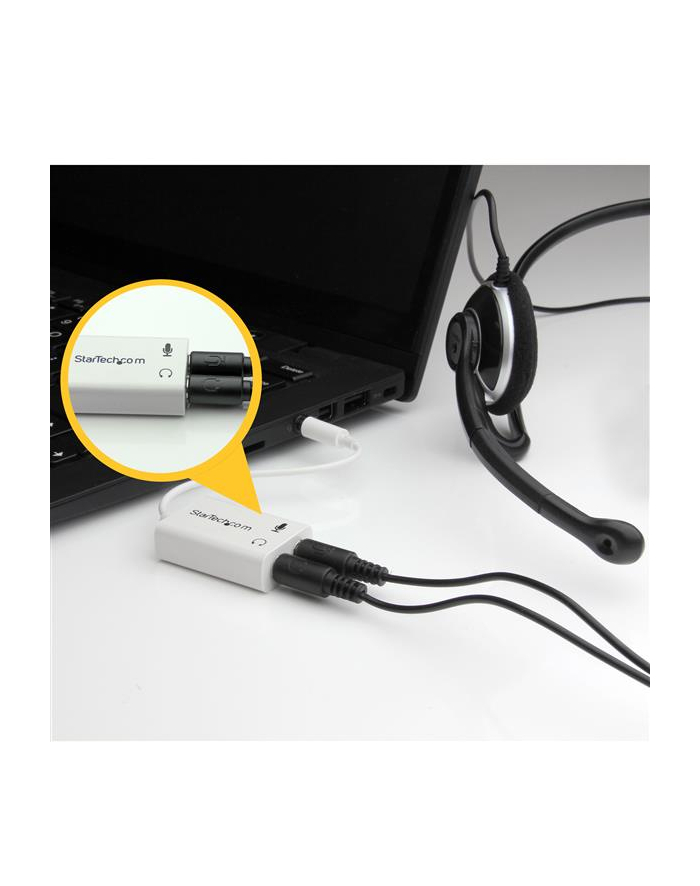 startech 3.5MM HEADSET SPLITTER/. główny