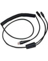 honeywell Cable: KBW, Kolor: CZARNY, PS2, 3m (9.8´), coiled, 5 V external power with option for host power - nr 12